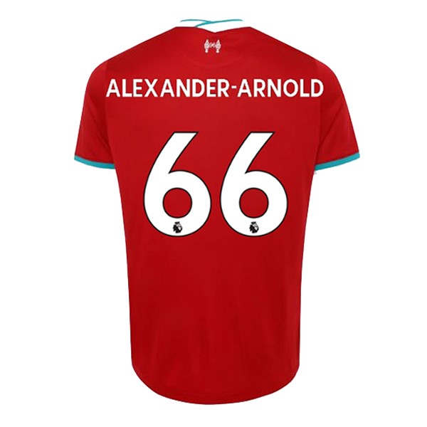 Maillot Football Liverpool NO.66 Arnold Domicile 2020-21 Rouge